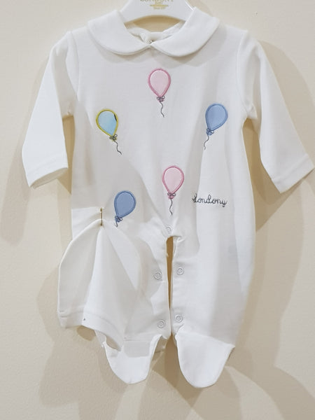 "Balloons" - Romper with Cap