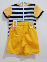 T Shirt & Shorts Set (Giraffe) - Little World