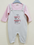 2 Pcs Winter Dungarees "Daddy's Girl" - Little World