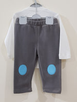 "Bear My Best Friend" 3 Pcs Velvet Set - Little World