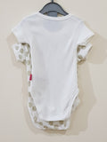 2 Short Sleeve Body Suits by Baby Plus - Little World