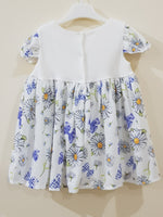 Elegant Floral Bow Tie Frock - Little World