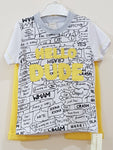 "Hello Dude" Causal Cotton T - Shirt and Shorts - Little World