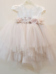 Princess Frock with beautiful 3D floral Lace design - Little World