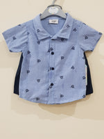 "Navy" - Polo Shirt & Shorts Set  - Little World