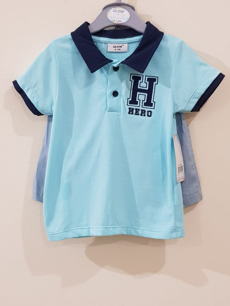"Hero" - Polo Shirt & Shorts Set  - Little World