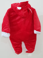 "Cute Cat" Hooded & Footed Winter Romper