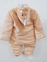 "Dino Baby" Hooded & Footed Winter Romper