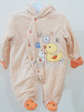 "Quack" Hooded & Footed Winter Romper