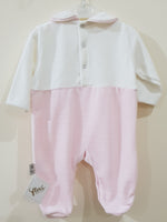 Winter Velour " 3 - D Flower" Romper