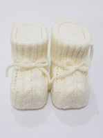 New Born Baby Shoes - Neutral White - Little World