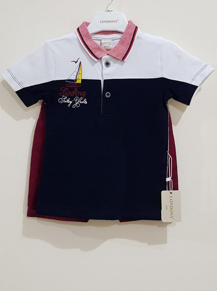 Formal Polo T - Shirt with Jeans Shorts - Little World