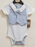 "Little Teddy" Elegant Bow Tie Romper - Little World