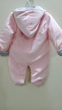 "Lovely" Hooded & Footed Winter Romper