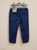 Pulled On Ribbed Waist Jeans - Little World